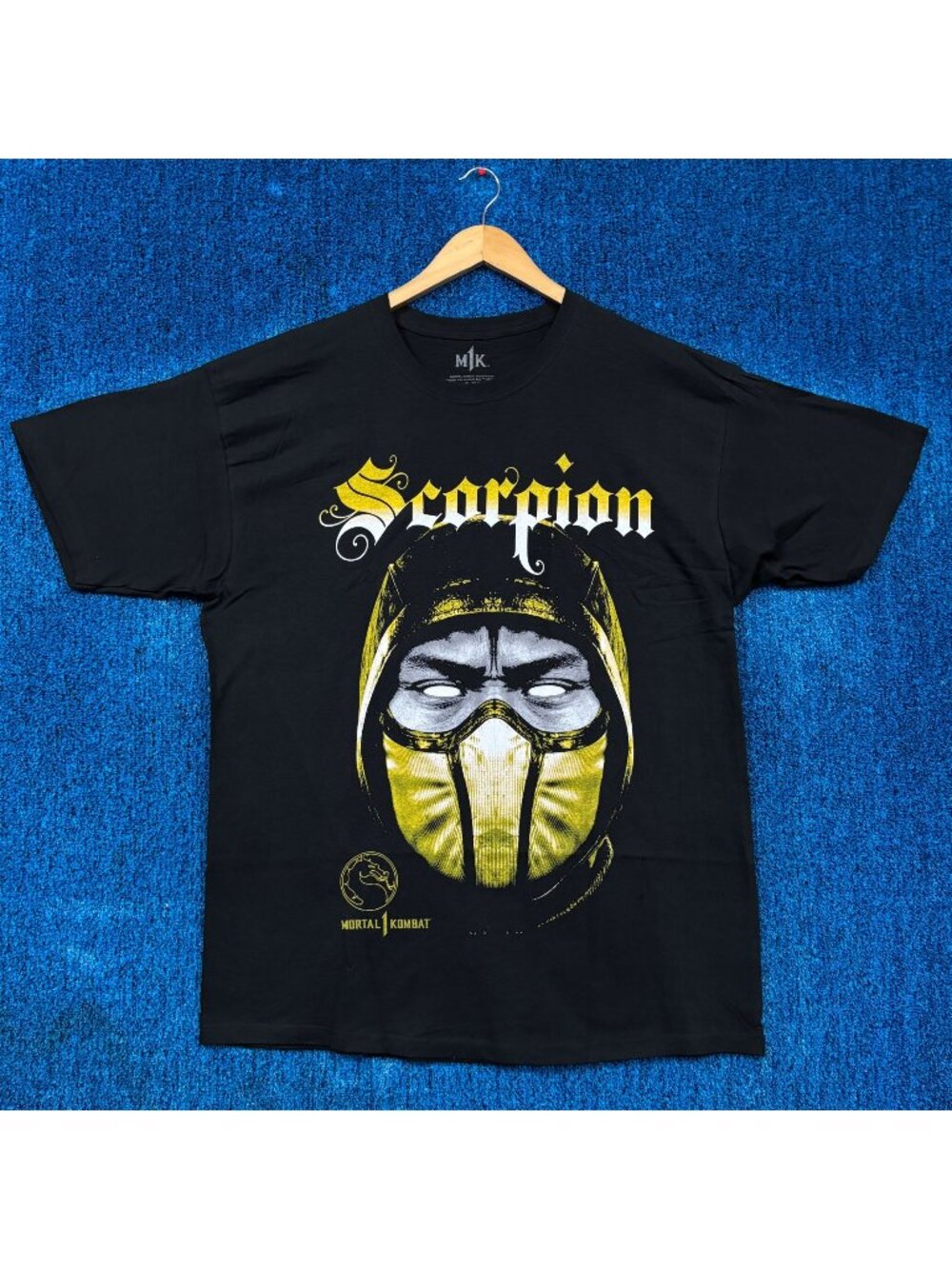 Scorpion Get Over Here Catchphrase Mortal Kombat Game Tee XL
